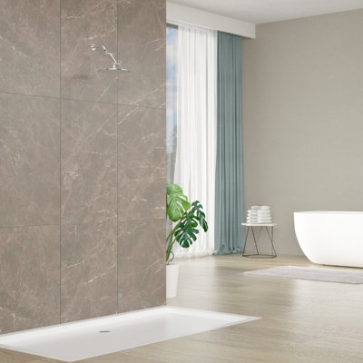 Pomme de douche réglable de 4 pouces avec bras d'extension réglable