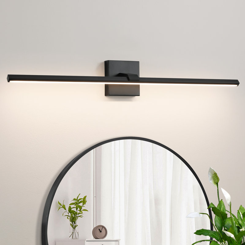 32" Dimmable LED Bath Bar, Matte Black