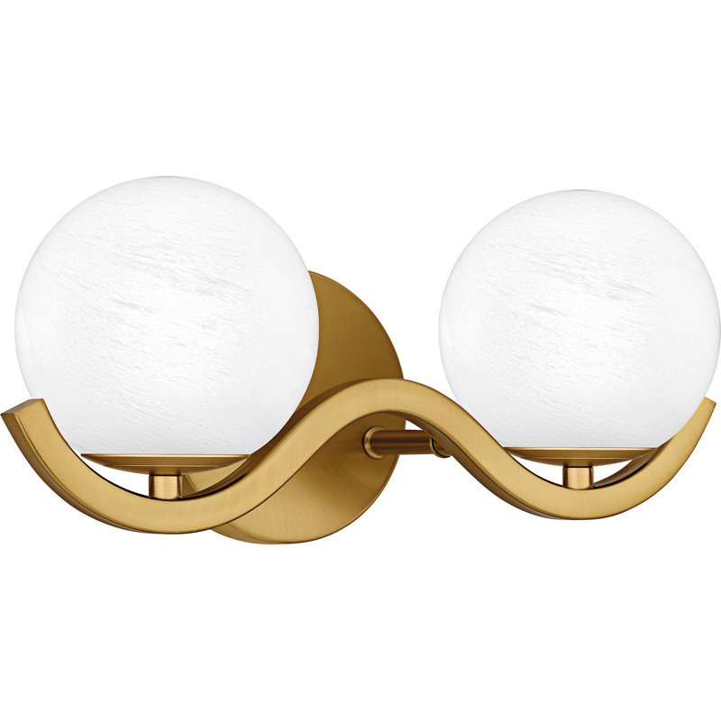 Luminaire pour salle de bain 2 lumières Alcantar