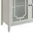 Ceara White Finish Console Cabinet