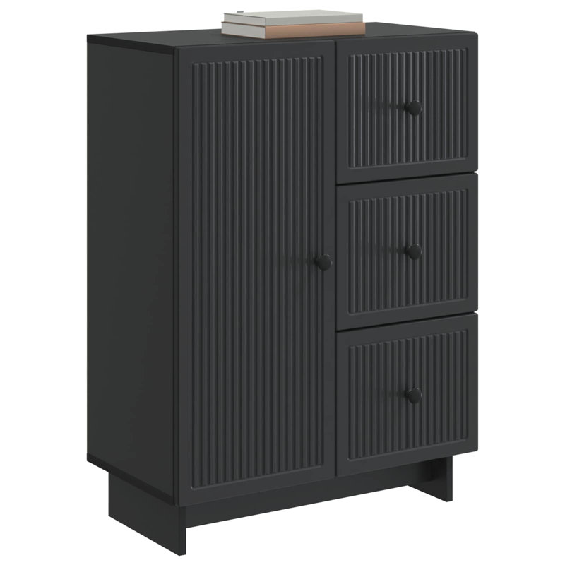 66cm Sideboard, Black