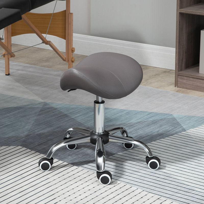 Alpheus Adjustable Height Lab Stool, Grey