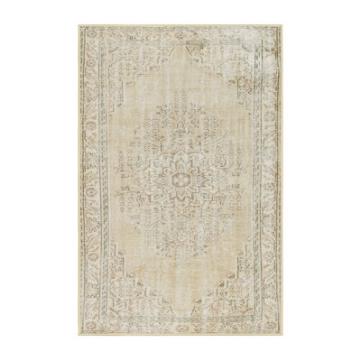 Tapis contemporain gris / crème