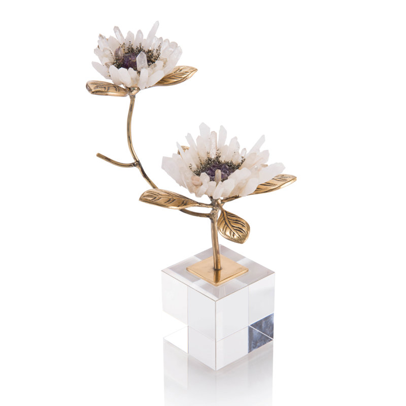 Double fleur de cristal