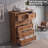 6 Drawer Dresser for Bedroom, Tall Farmhouse Chest of Drawers, Wooden Storage Cabinet with Deep Drawers, Vertical Space-Saving Organizer-490813442