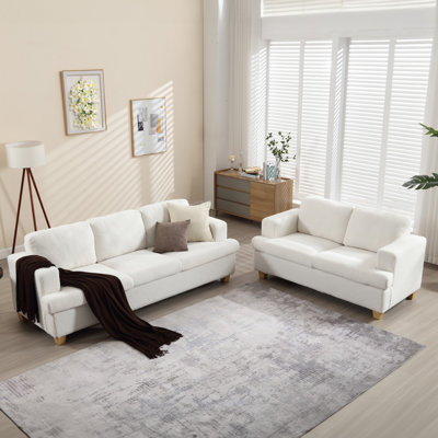 Derrald 2-Piece upholstered modern sofa set