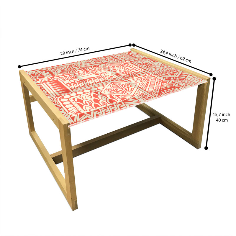 Jakiyra Sled Coffee Table, 62cm H x 74cm W x 40cm D