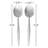 Forged Salad Server Set, Electroplated Finish