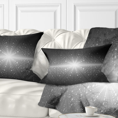  Coussin lombaire abstrait Stardust et étoiles brillantes