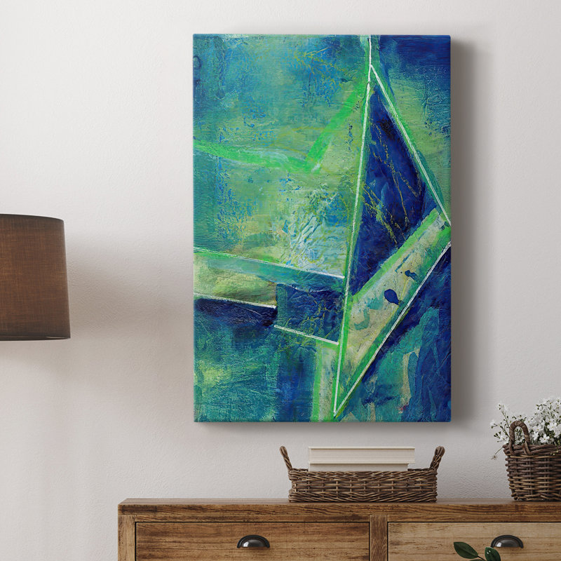 GeometricInCool II - galerie sur mesure Cavas, H 27 po x l 18 po