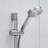 Bathroom Matte Black Shower - 10-Inch System With Slide Bar Faucets And 5-Spray Handheld Complete Wall Mounted Faucet