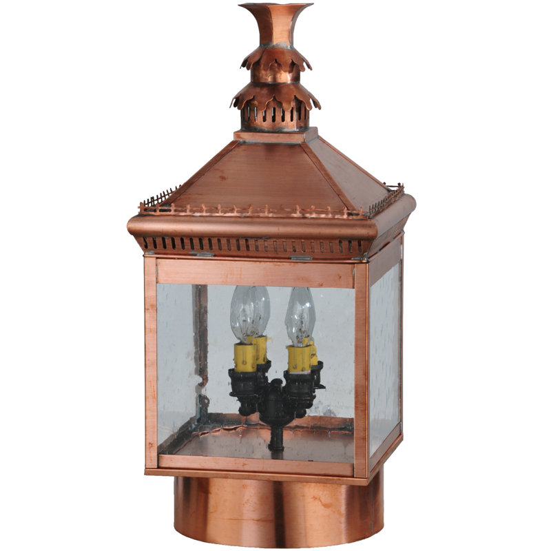 Rustic Lodge 4 - Light Lantern Head