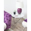Krista Glass Top Cross Legs End Table-37718435