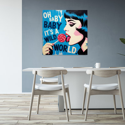 Contemporary Art Retro Vintage Abstract Art