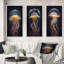 «Jellyfish», 3 pièces sur toile-338478227-338478253