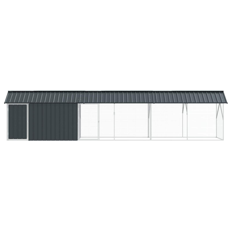 142cm Galvanised Steel Floor Bird Cage