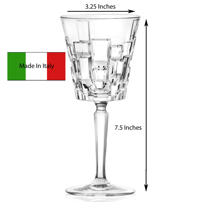 Ensemble de 6 coupes à vin rouge Lorna Home Trends Etna