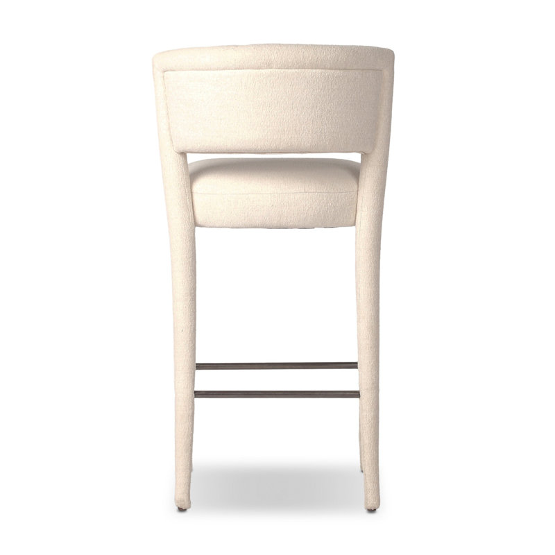 Beverly Stool-Crypton Wayfarer Snow-Bar, Counter Stool (27.5" Seat Height), Crypton Nomad Mushroom