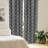 Geometric Semi-Sheer Rod Pocket Curtain Panels-1922931294