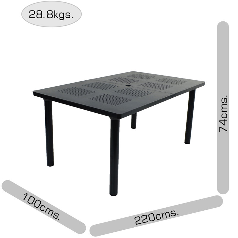 Libeccio Nardi Garden Rectangular Table