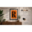 Capital R Typography - Framed Print-459029381-459029387