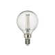 Visual Comfort & Co. LED G16-1/2 shape 4W 2700K Soft White E12 Candelabra base Clear Edison Style light bulb