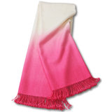 Hand-dyed Ombre Baby Alpaca Throw Blanket