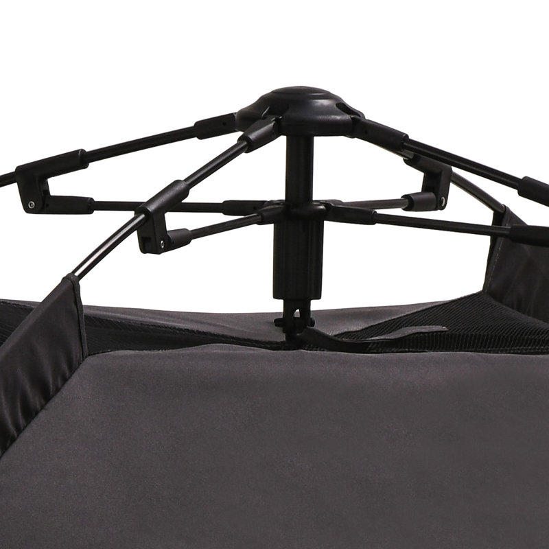 Tente escamotable pour animaux de compagnie pour les chiens de grande taille et supplémentaires, abri de plage portable avec sac de transport - intérieur spacieux, assemblage instantané, construction canines pour chiens de ventilation, installation rapide de sac de camping, météo