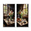 «Rustic Morning» - ensemble de 2 impressions sur toile déjeuner-125255636-125255641