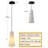 Neda 1 - Light Natural Alabaster Pendant Lights (Dimmable Bulbs INCL)-828619923