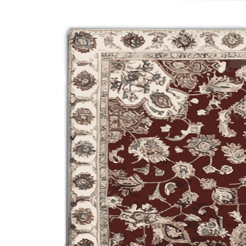Tapis turc intérieur et extérieur gris, Rectangulaire 2 pi x 3 pi
