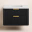 Ensemble de meuble-lavabo simple 30 po avec dessus en pierre reconstituée Liljan-1238032366