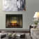 Dimplex Revillusion Built-In Electric Firebox Weathered Concrete Interior with Front Glass Panel