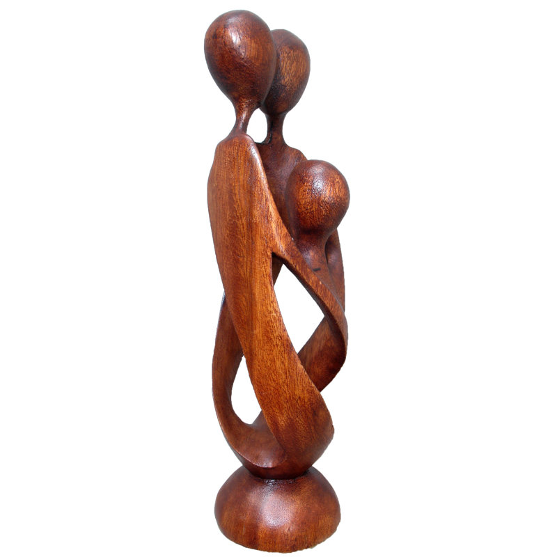 Rheaume Figurines & Sculptures, Natural Wood