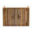 Table d'appoint en bois - plateau à lattes pour un look élégant, pliable, l 21,92 po x P 13,73 po, H 15,69 po, couleur et motif, 21,92 13,73 15,69 po, facile à assembler,