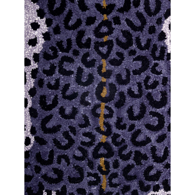Tapis de tapis de yoga en laine guépard Veronica