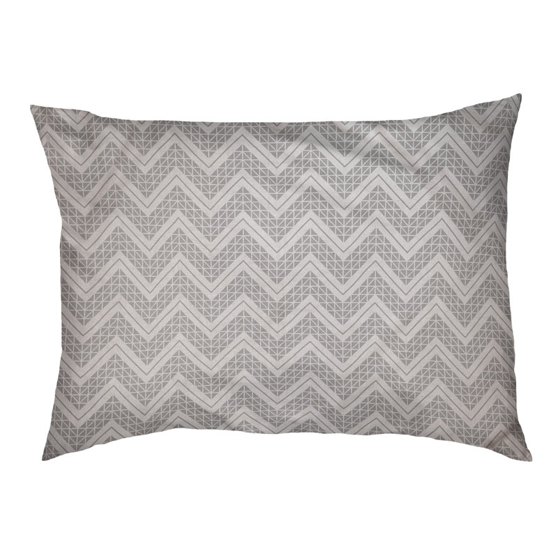 Coussin Chelan, Petit (l 28 po x P 18 po x H 6 po), Gris clair