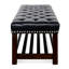 Banc de bout de chambre à coucher avec capitonnage capitonné et banc de bout d'entrée de lit, avec garniture cloutée et tablette de chambre à coucher-1863134725-1863842349