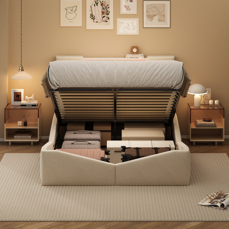 Upholstered Bed, European Double (140 x 200 cm)