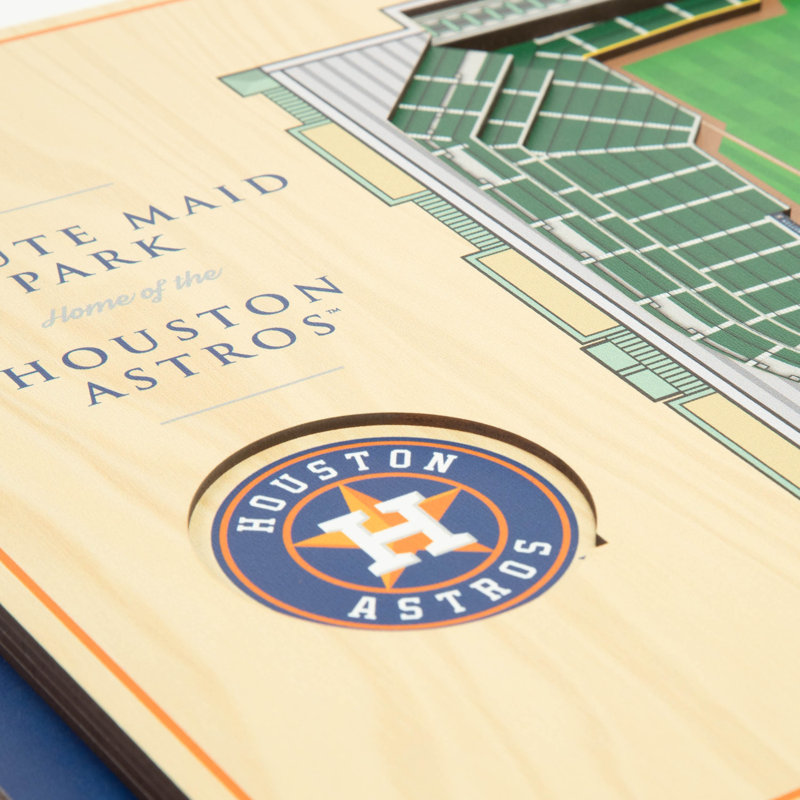 MLB 5-Layer StadiumViews 3D Wall Art, Houston Astros