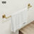 VIGO Satro 3-Piece Matte Brushed Gold Bathroom Hardware Set with 24-in Towel Bar, Toilet Paper Holder and Hand Towel Holder-124871896