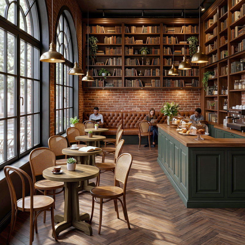 Petite table de bar ronde 29,5 "pour 2 personnes, table de pub de style campagne avec repose-pieds, table de salle à manger en bois pour café, bars, restaurant, utilisation commerciale