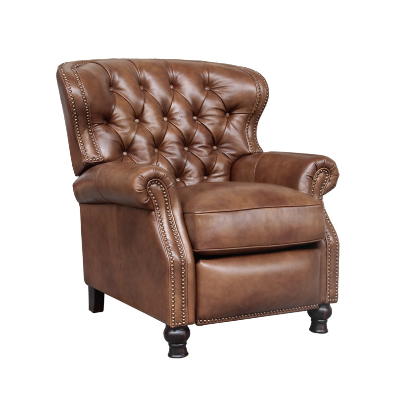 Alham Recliner, Wenlock Tawny Split Grain Leather