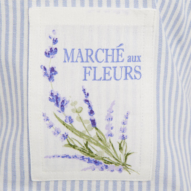 Tablier à rayures