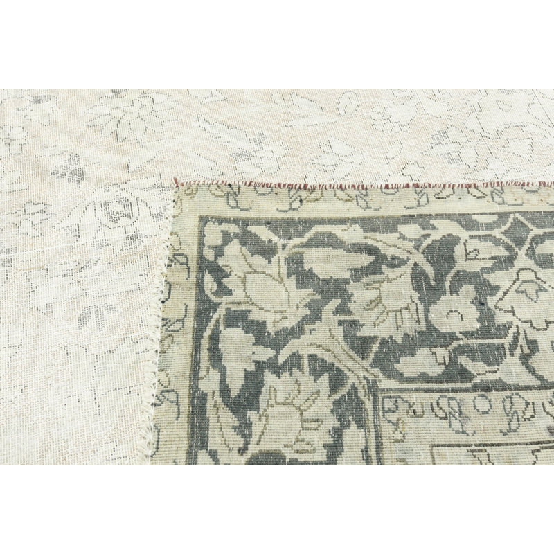 Muted Beige Traditional 7X11 Oriental Area Rug