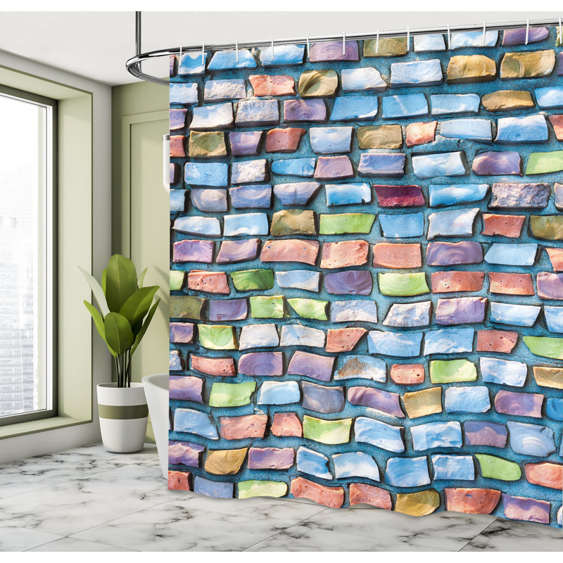 Rideau de douche simple color walls Tingsley, H 84 po x l 69 po