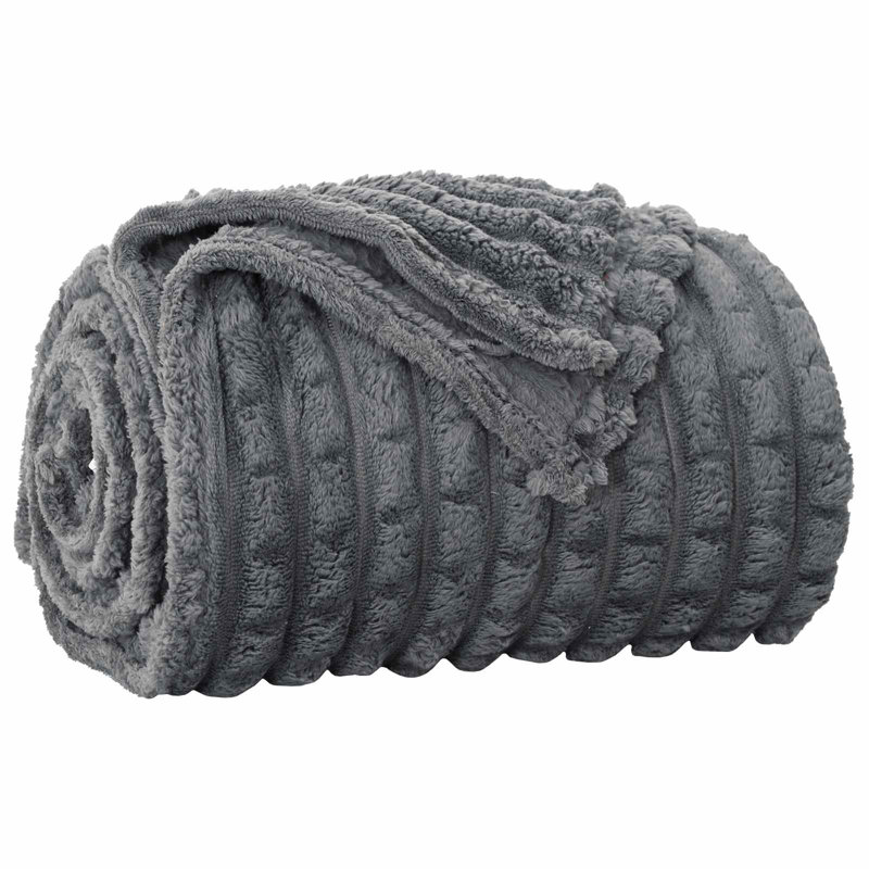 5.2-31 Throw Blanket, 240cm x 220cm, Dark Grey
