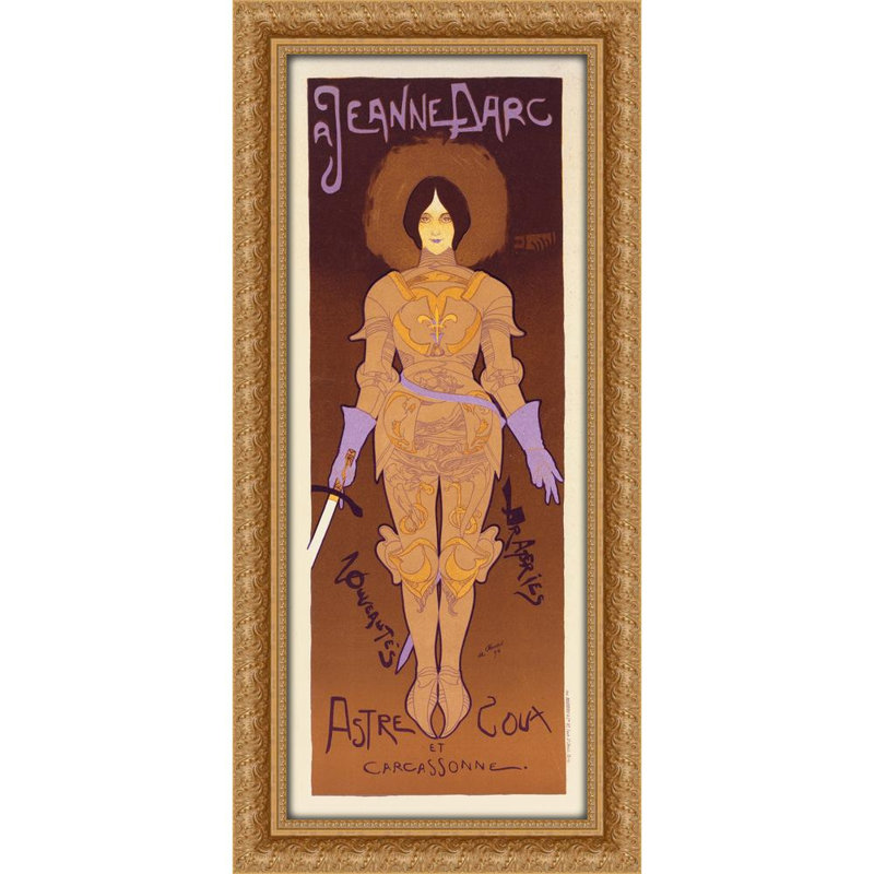 A Jeanne D'arc (1898), H 32 po x l 15 po