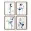 «UK CH Midnight Blossoms I», ensemble de 4 reproductions encadrées-811495713