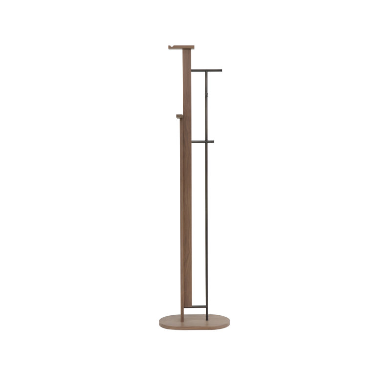 Inter Coat Hanger, Natural Walnut